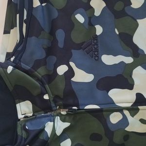 ADIDAS 3-Stripes Track Top XL (US 18/20) NAVY GREEN